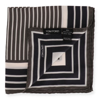Tom Ford Mens Black Pocket Square