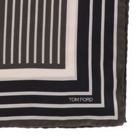 Tom Ford Mens Black Pocket Square