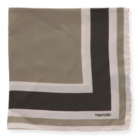 Tom Ford Mens Brown Pocket Square
