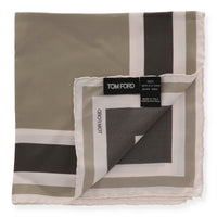 Tom Ford Mens Brown Pocket Square