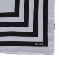 Tom Ford Mens Light Blue Pocket Square