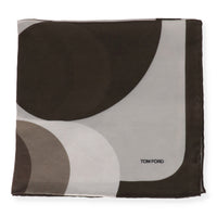 Tom Ford Mens Green Pocket Square