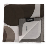 Tom Ford Mens Green Pocket Square