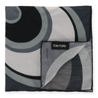 Tom Ford Mens Blue Pocket Square