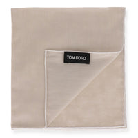 Tom Ford Mens Grey Pocket Square
