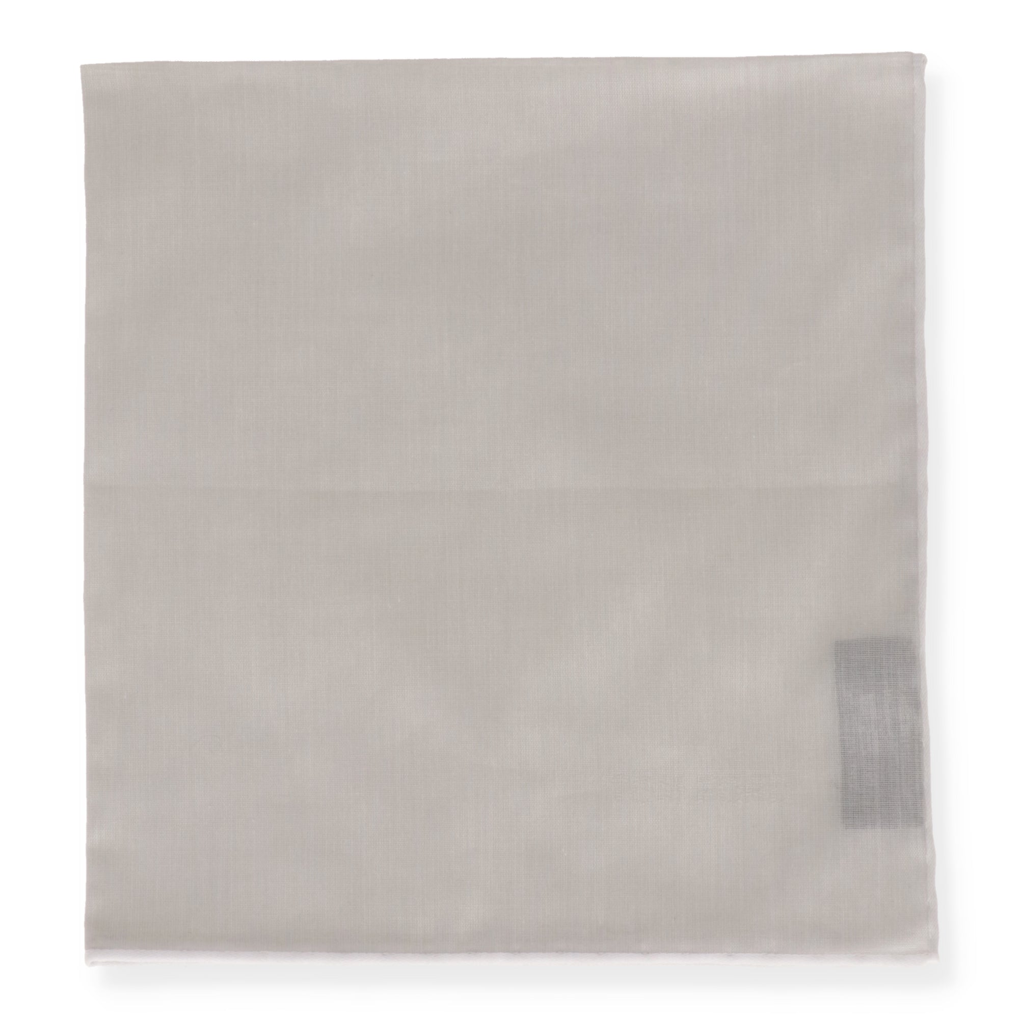 Tom Ford Mens Light Grey Pocket Square