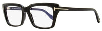 Tom Ford Blue Block Eyeglasses TF5894-B 001 Black 56mm FT5894 Black