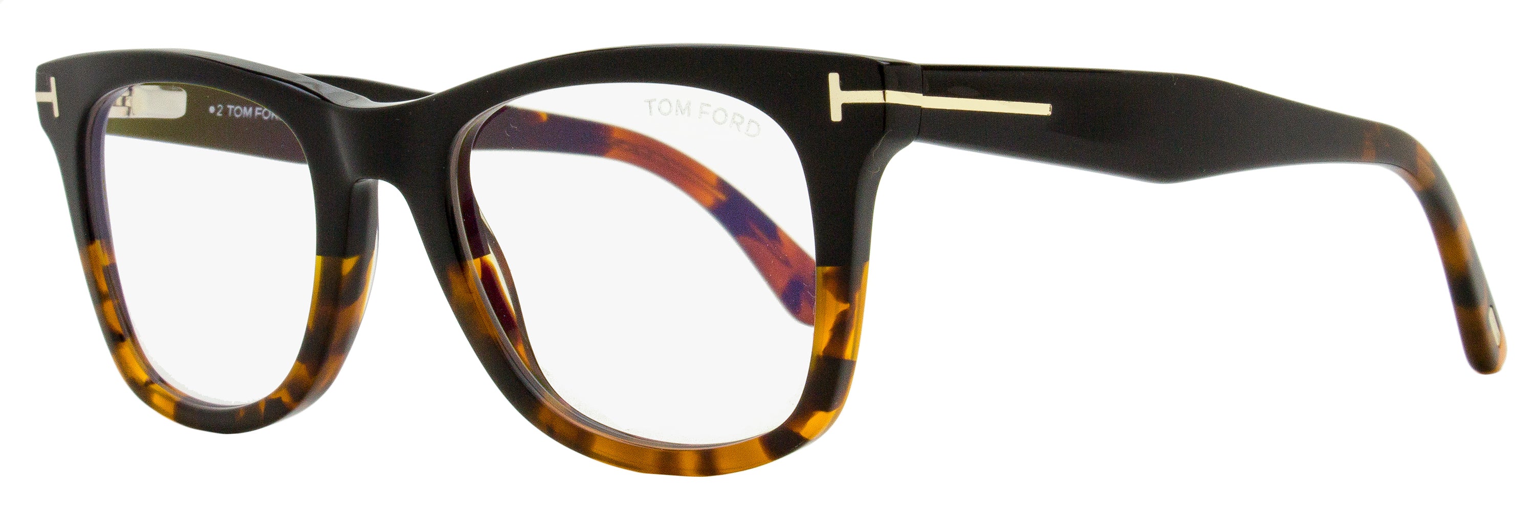 Tom Ford Magnetic Clip-on Eyeglasses TF5970-B 005 Black/Havana 50mm FT5970 Black Havana