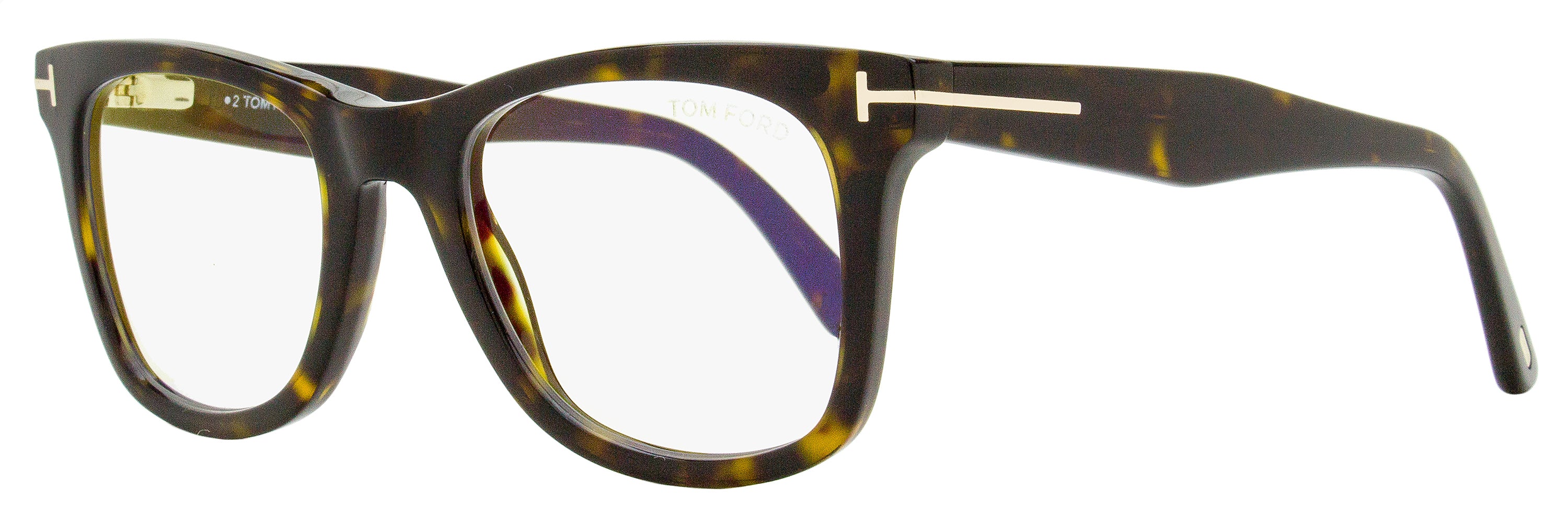 Tom Ford Magnetic Clip-on Eyeglasses TF5970-B 052 Dark Havana 50mm FT5970 Dark Havana