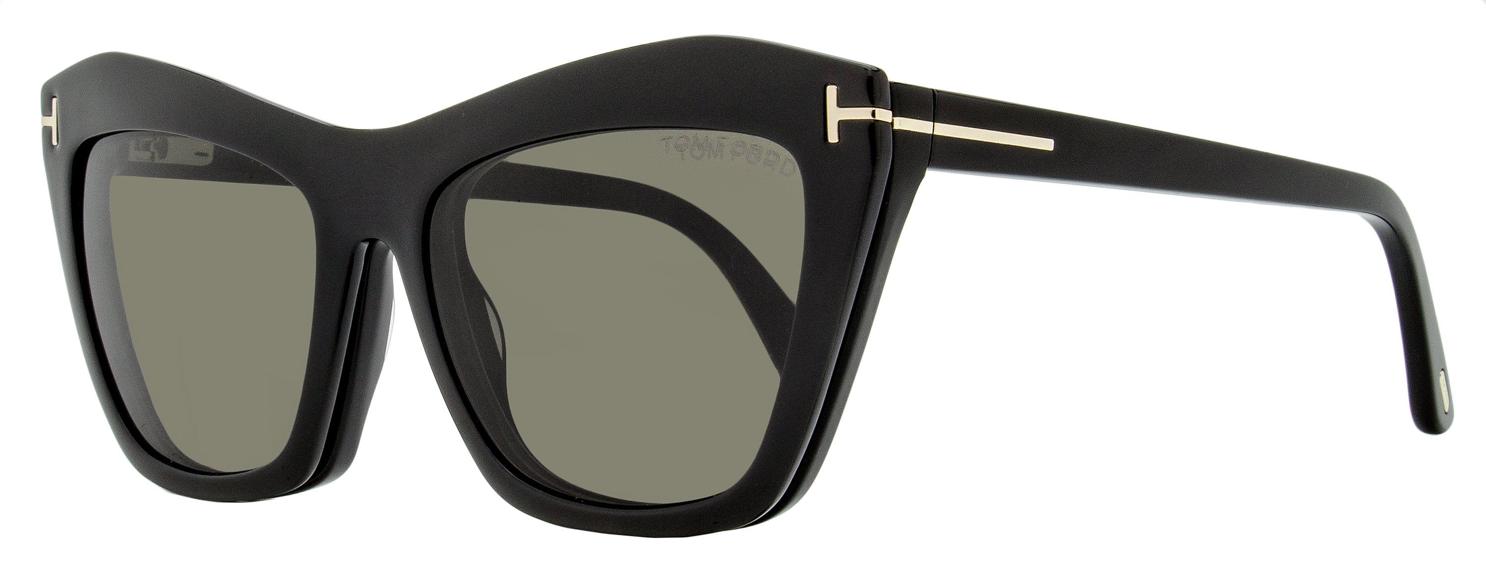 Tom Ford Magnetic Clip-on Eyeglasses TF5971-B 001 Black 54mm FT5971