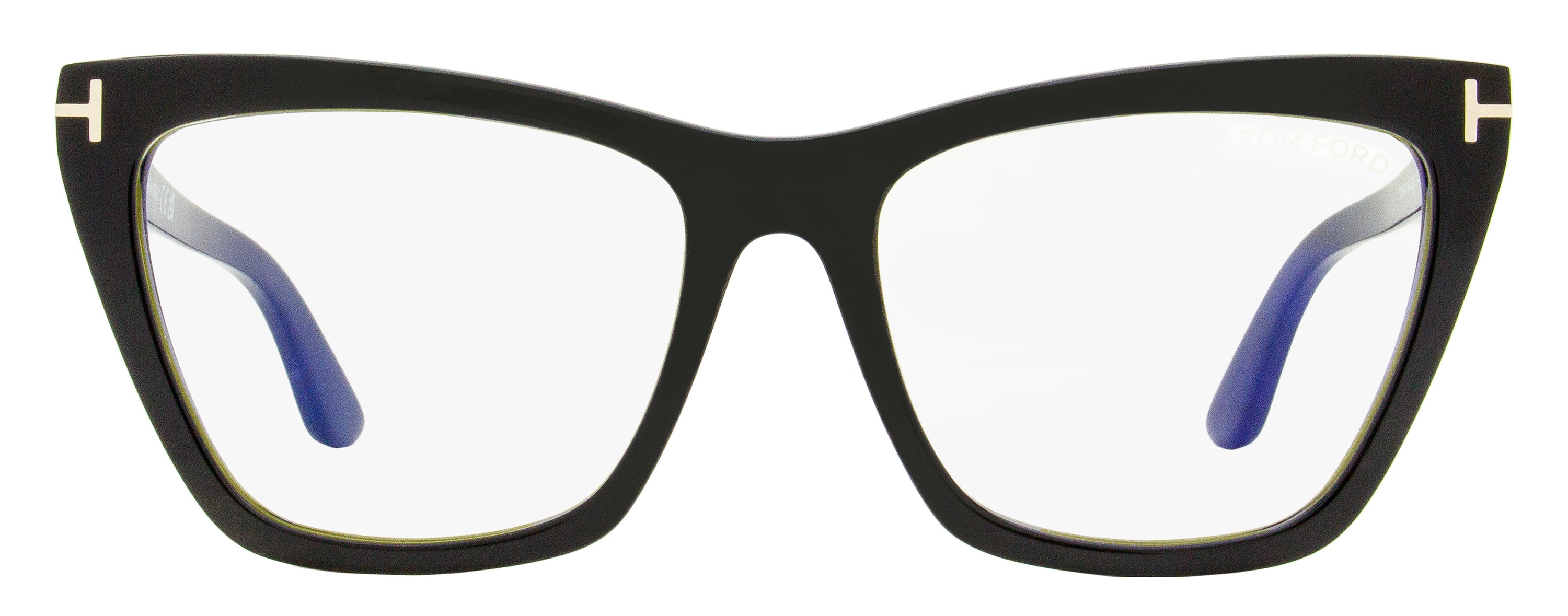 Tom Ford Magnetic Clip-on Eyeglasses TF5971-B 001 Black 54mm FT5971
