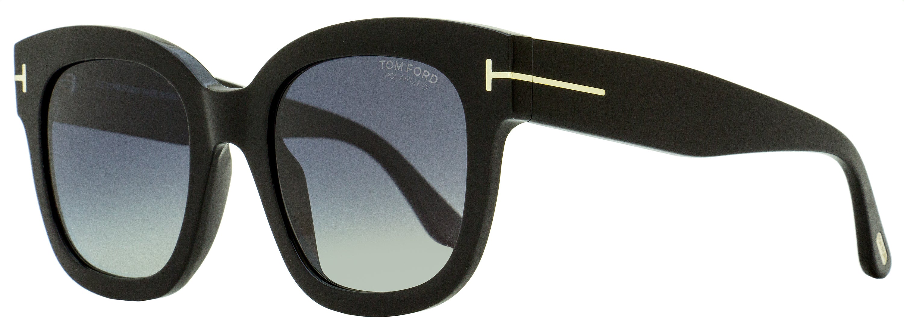 Tom Ford TF613 Beatrix-02 Sunglasses 01D Black 52mm FT0613 Black