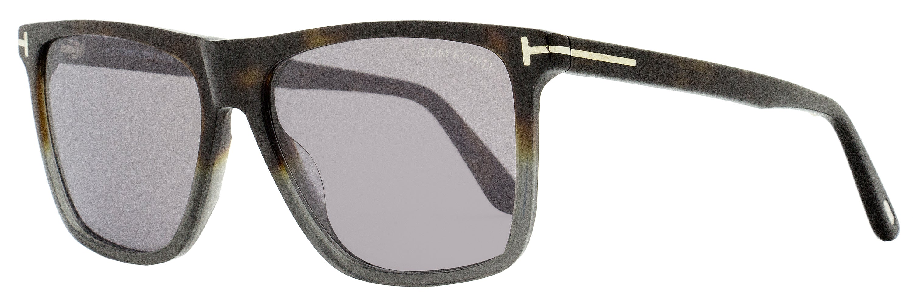 Tom Ford Fletcher Sunglasses TF832 55C Havana/Gray 57mm FT0832 Havana Gray