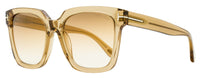 Tom Ford Selby Sunglasses TF952 45G Transparent Brown 55mm FT0952 Transparent Brown