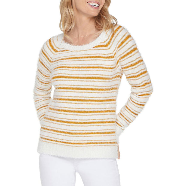 Womens Striped Pullover Pullover Sweater