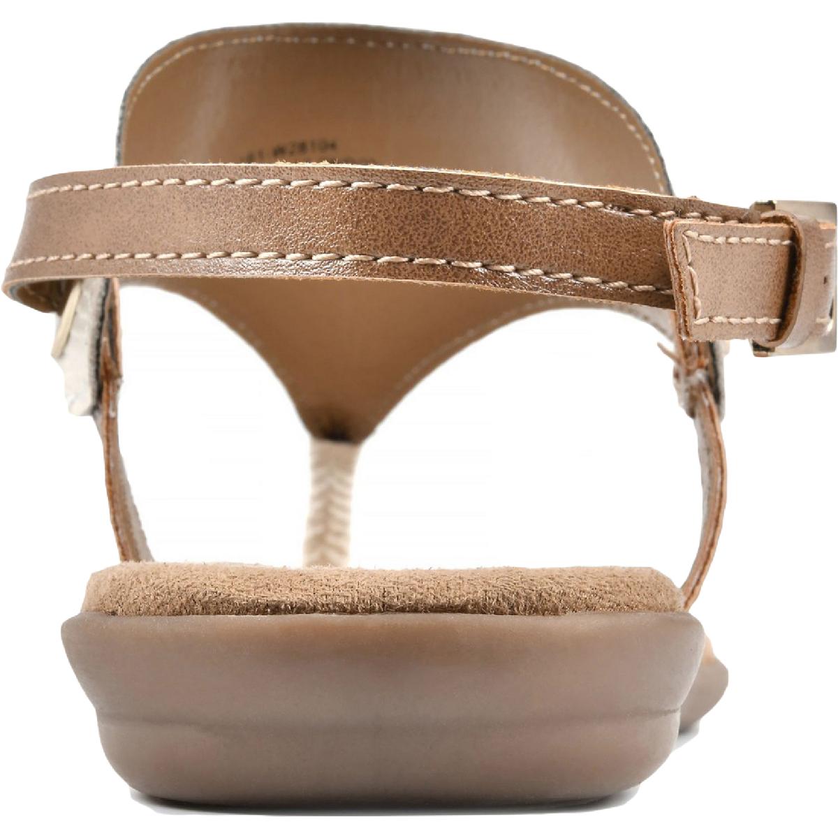 London Womens Buckle Flat Sandals