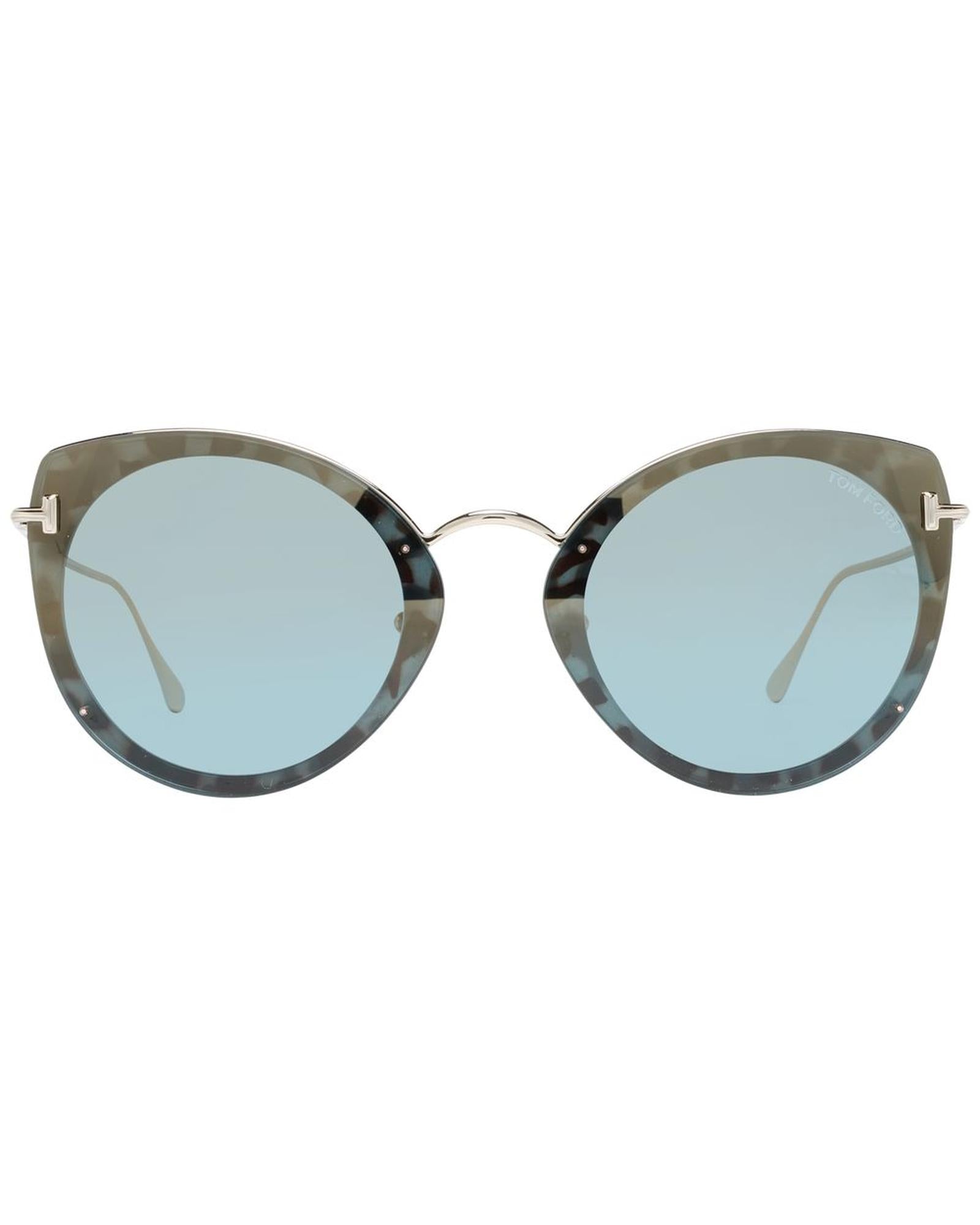 Tom Ford Cat Eye Mirrored Sunglasses with 100% UVA & UVB Protection