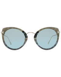 Tom Ford Cat Eye Mirrored Sunglasses with 100% UVA & UVB Protection