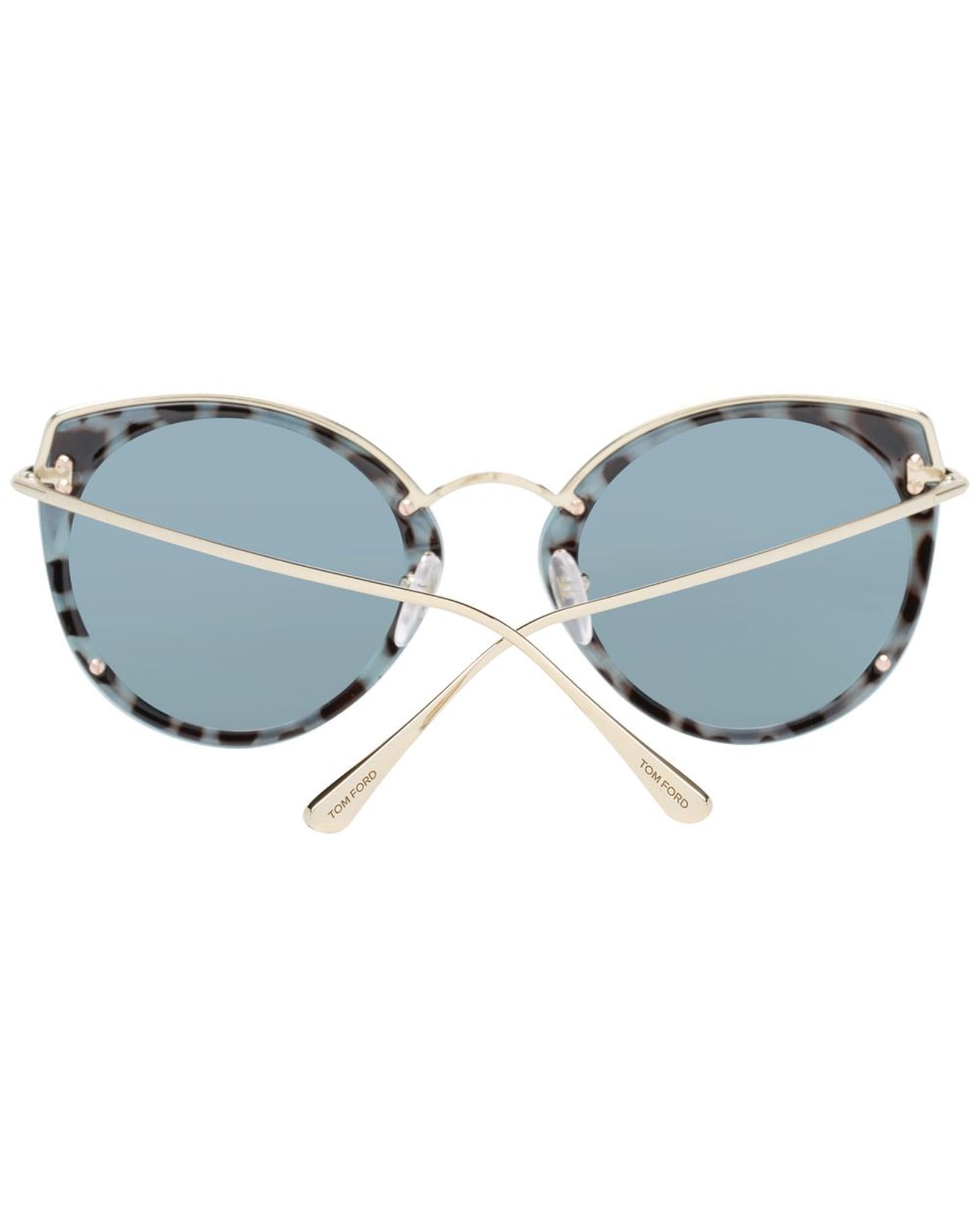 Tom Ford Cat Eye Mirrored Sunglasses with 100% UVA & UVB Protection