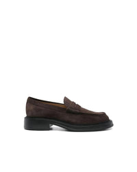 Tod's Suede Classic Loafers Men Brown