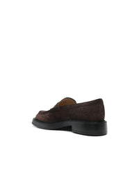 Tod's Suede Classic Loafers Men Brown