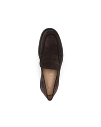 Tod's Suede Classic Loafers Men Brown
