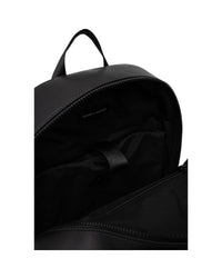 Tommy Hilfiger Polyurethane and Recycled Polyester Backpack Men Black
