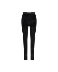 Tom Ford Velvet Leggings Women Black Clothing