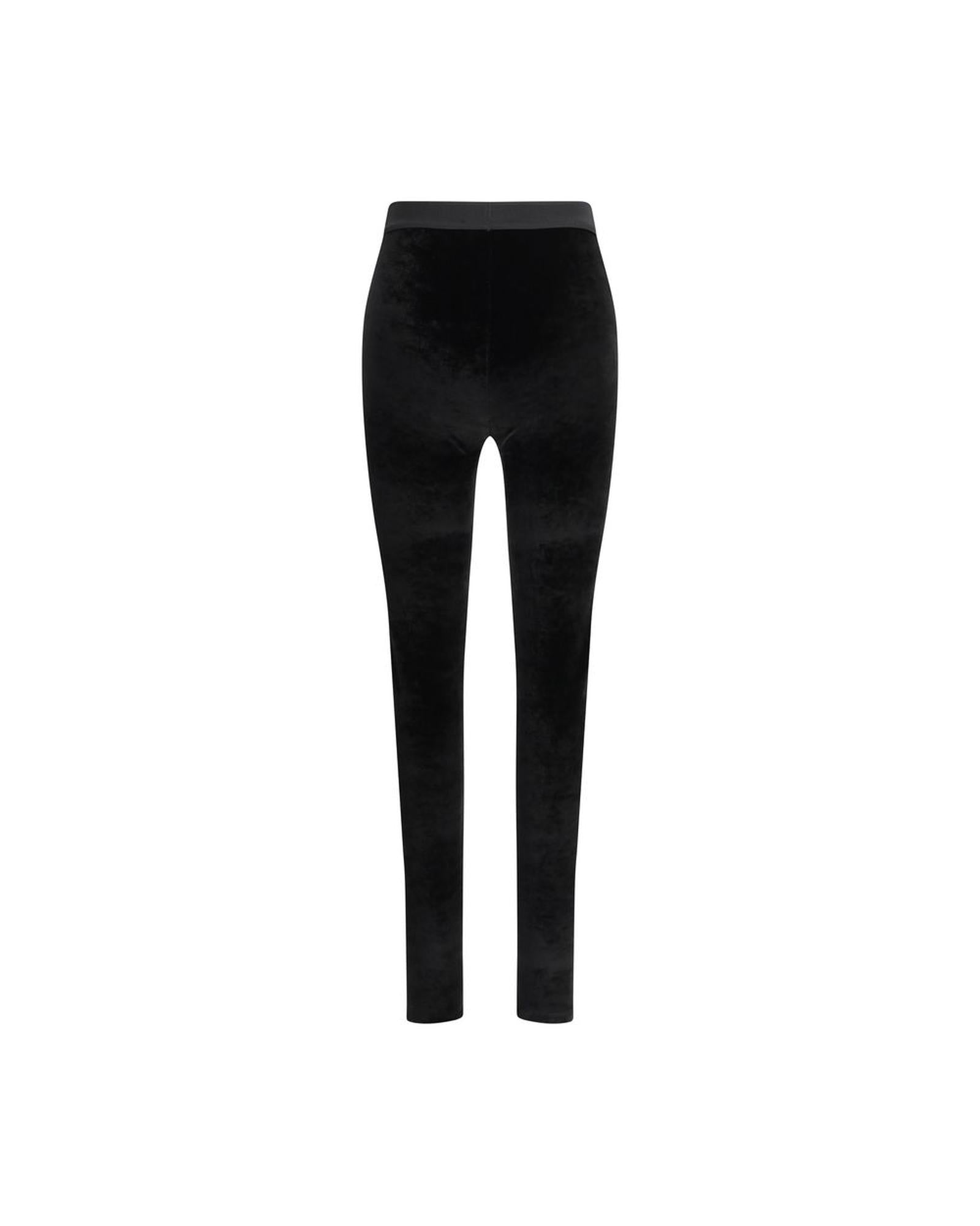 Tom Ford Velvet Leggings Women Black Clothing