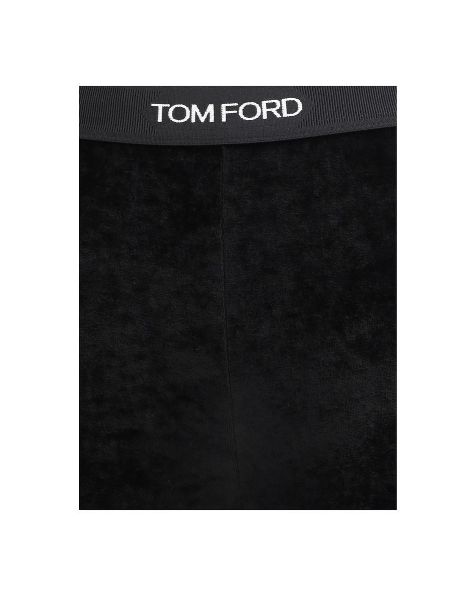 Tom Ford Velvet Leggings Women Black Clothing