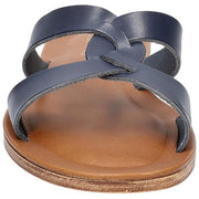 Dov-Italy Womens Leather Slip-On Slide Sandals