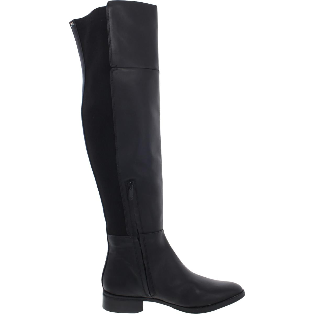 Pam Womens Zipper Ribbed Knit Over-The-Knee Boots