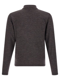LEMAIRE Lemaire Men Mouliné Wool Polo Shirt