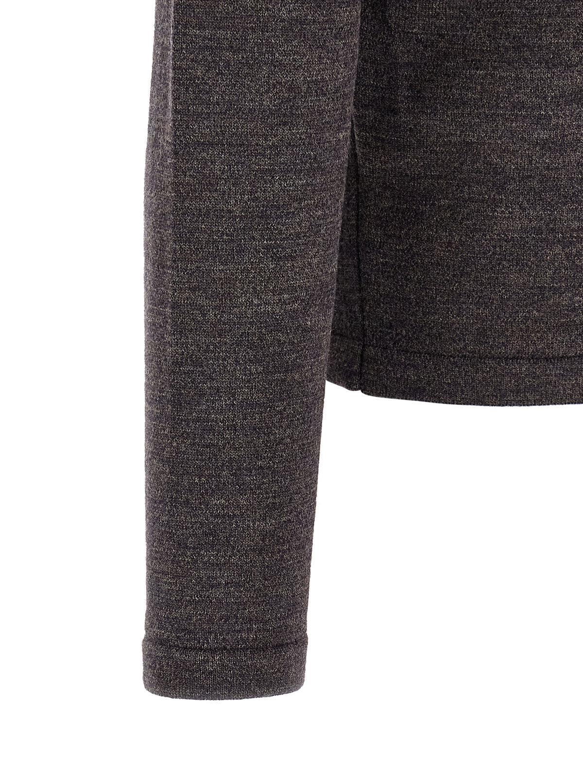 LEMAIRE Lemaire Men Mouliné Wool Polo Shirt