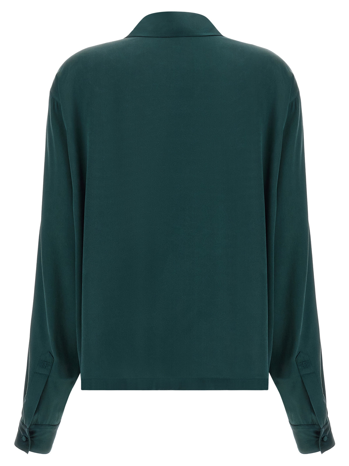 Tom Ford Women Satin Silk Polo Shirt