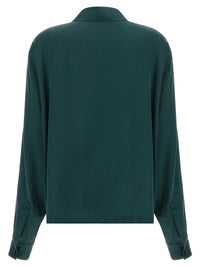 Tom Ford Women Satin Silk Polo Shirt