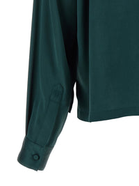 Tom Ford Women Satin Silk Polo Shirt