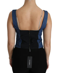 Dolce & Gabbana Denim Corset Top
