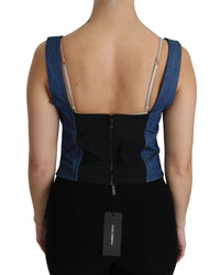 Dolce & Gabbana Denim Corset Top