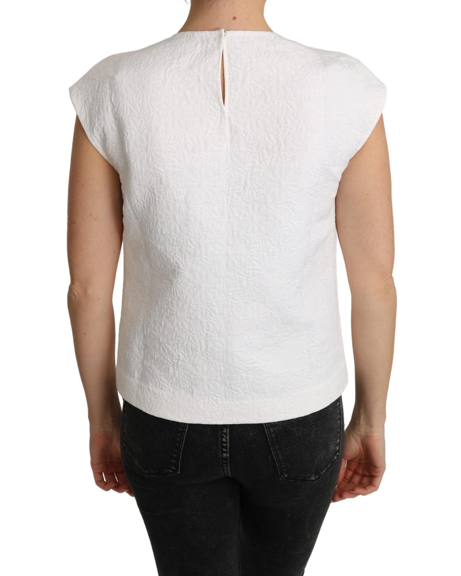 Dolce & Gabbana Women's Embroidered Top in White