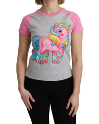 Moschino My Little Pony Roller Skate TShirt Grey