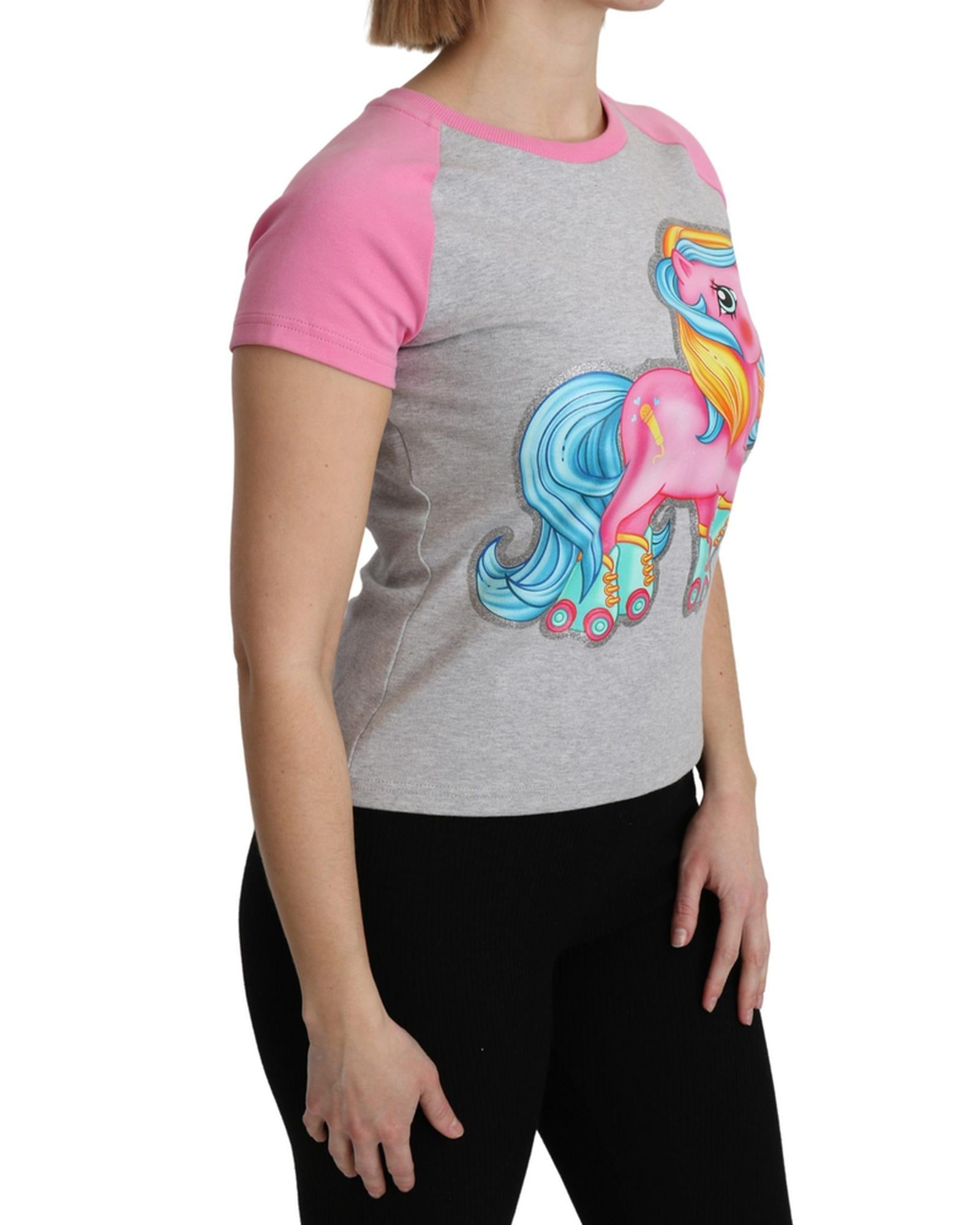 Moschino My Little Pony Roller Skate TShirt Grey