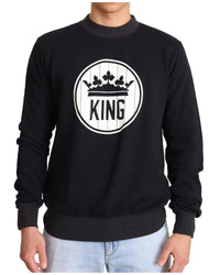 Dolce & Gabbana King Sweatshirt Black Regular L Blue