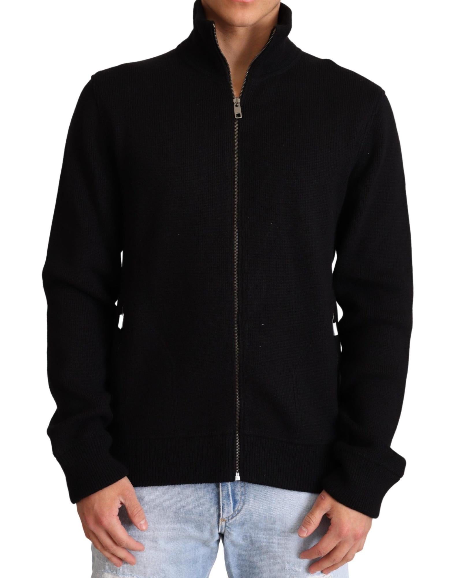 【D&G】スウェット 上下セット ロゴ入り Zipped Cardigan Dolce & Gabbana logo-patch Zipped Cardigan | Black | FARFETCH BN