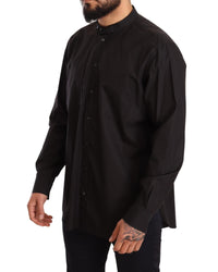Dolce & Gabbana Long Sleeve Mandarin Collar Shirt