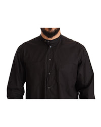 Dolce & Gabbana Long Sleeve Mandarin Collar Shirt