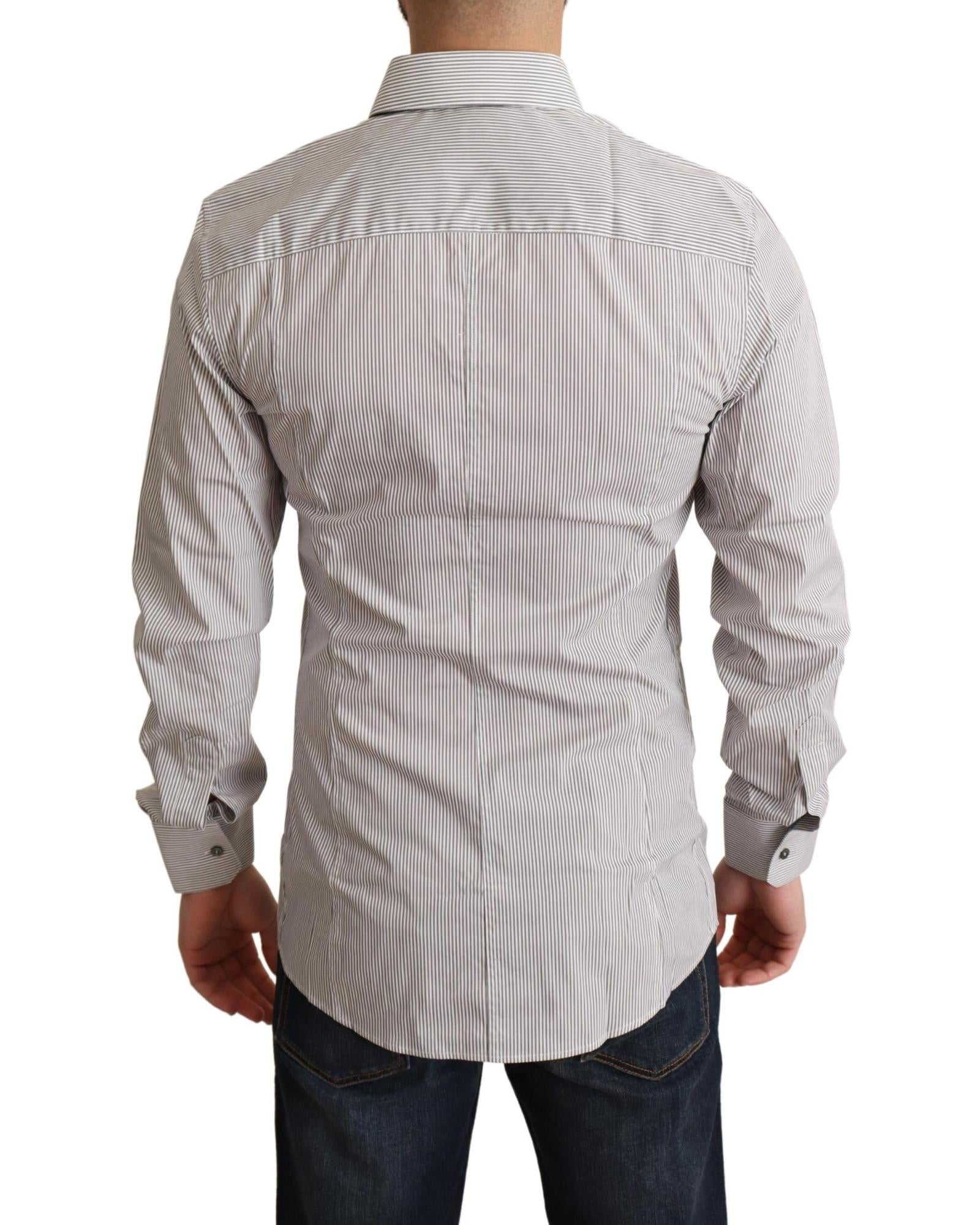 Dolce & Gabbana  Men's Striped Cotton Shirt