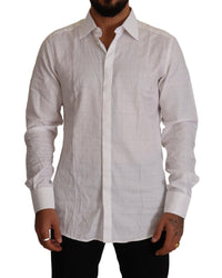 Dolce & Gabbana Classic Fit Cotton Shirt - White