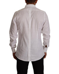 Dolce & Gabbana Classic Fit Cotton Shirt - White