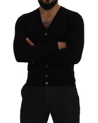 Dolce & Gabbana Button Down Wool Cardigan Sweater